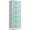 Sorbus 6 Drawers Tall Dresser with Steel Frame, Wood Top & Easy Pull Foldable Fabric Bins